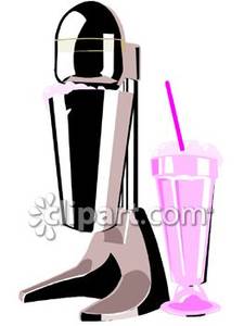And royalty free picture. Blender clipart milkshake