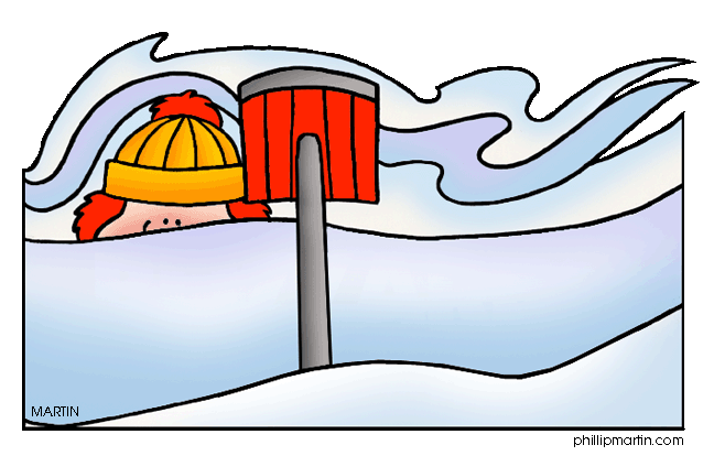 blizzard clipart cartoon