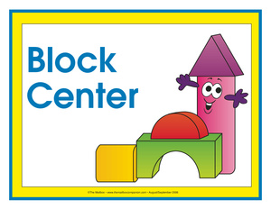 block clipart block center