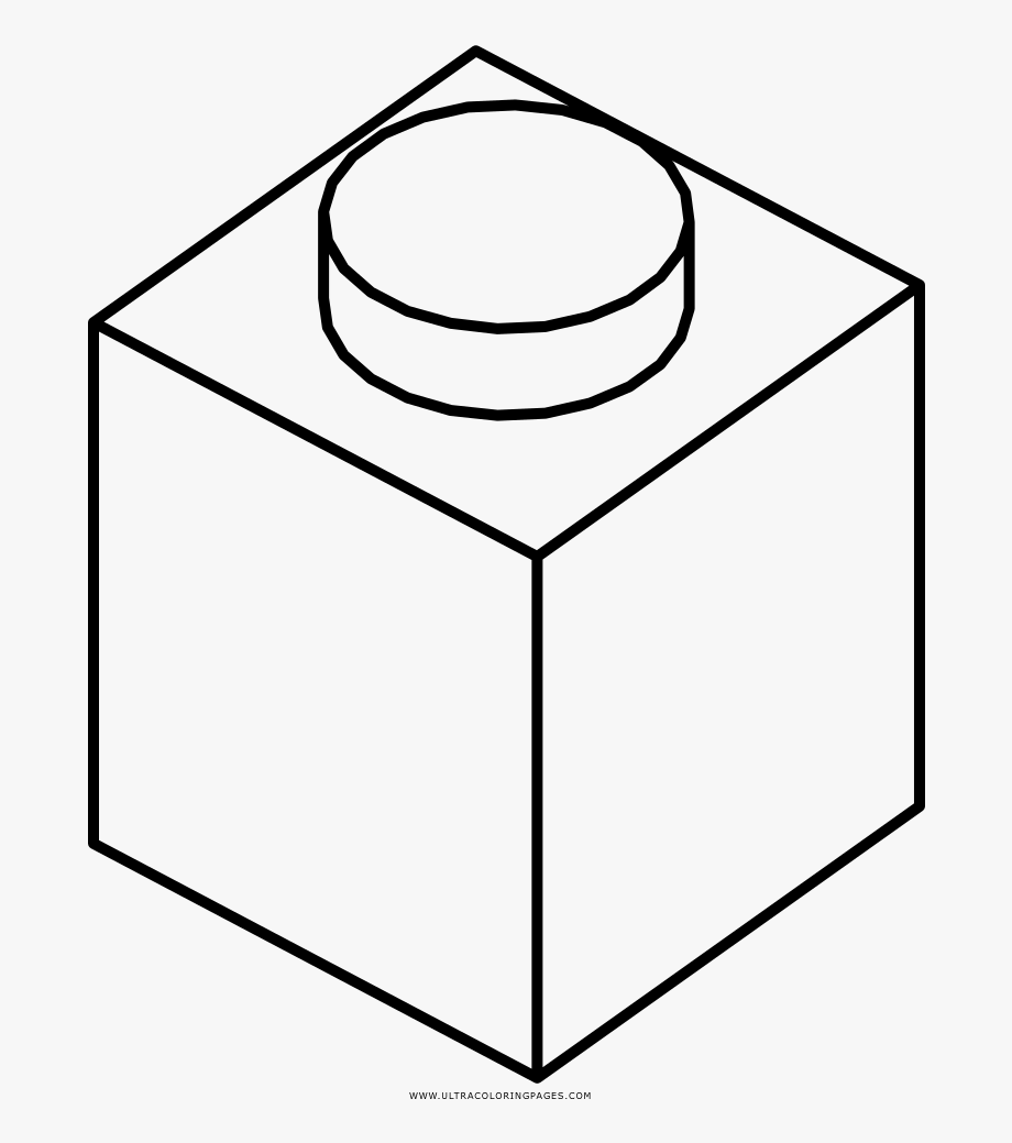 block clipart coloring page
