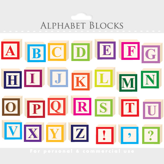 blocks clipart letter block