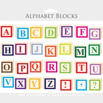 blocks clipart individual