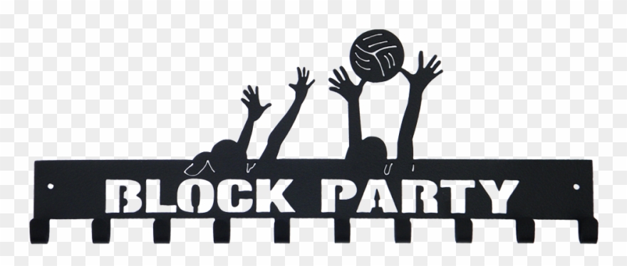 clipart volleyball block