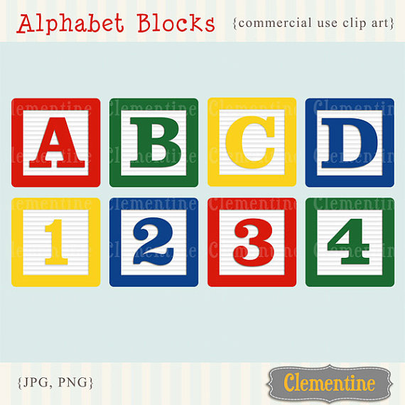 blocks clipart alphabet