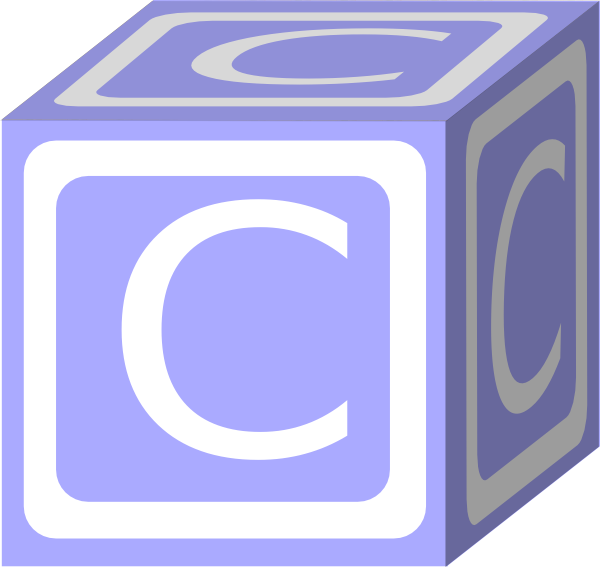 block clipart blue block