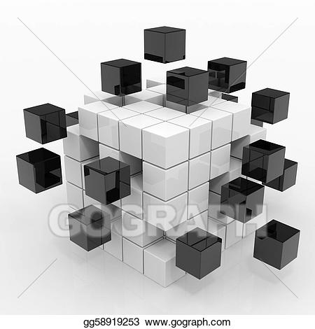 blocks clipart cube