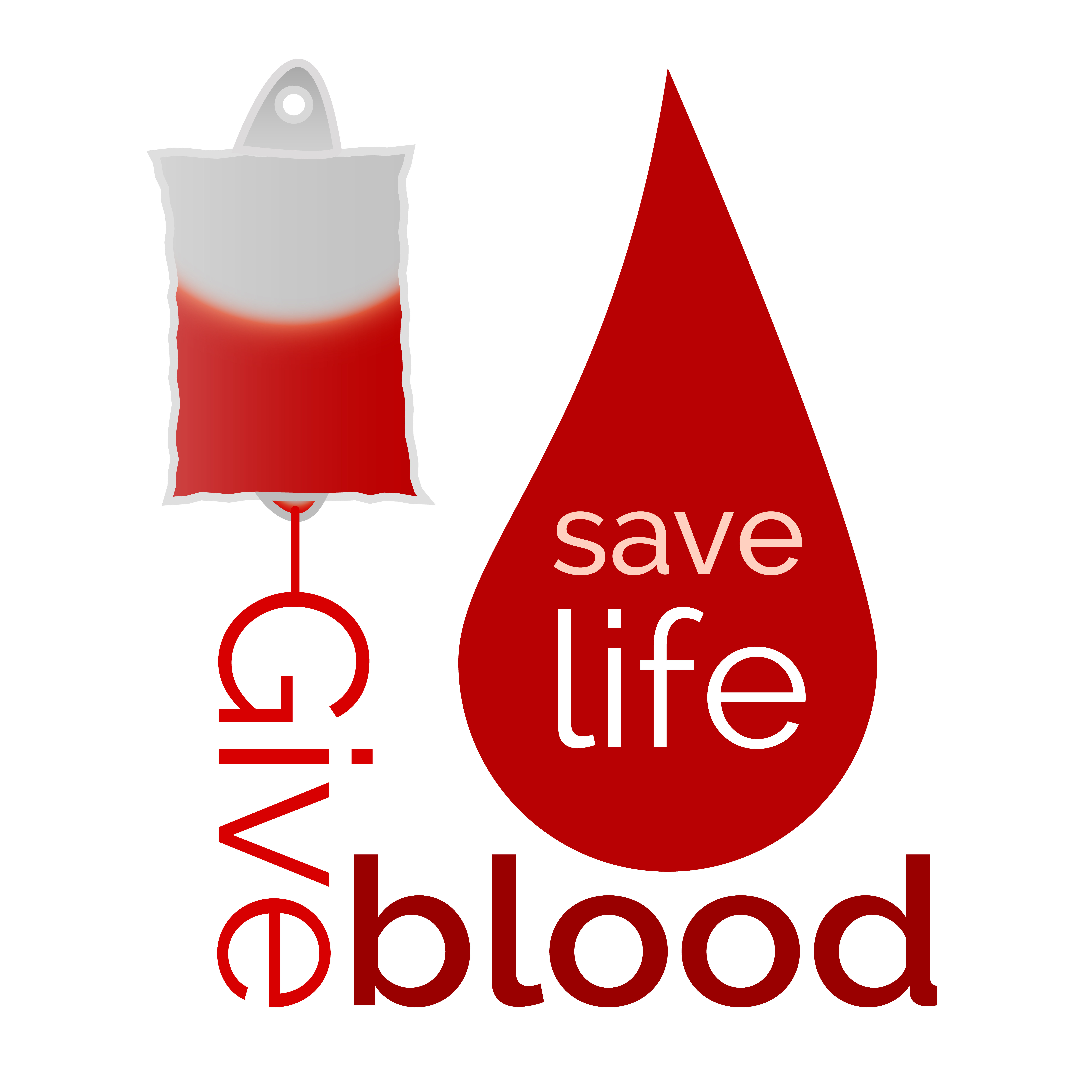Student activities spring drive. Blood clipart blood logo