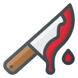 Blood clipart emoji. Knife blody kill halloween