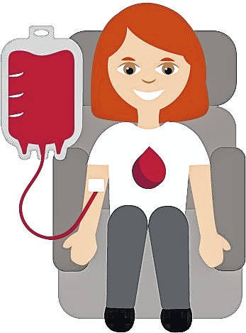 Community center of the. Blood clipart emoji