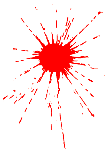 File with of splatter. Blood drops png
