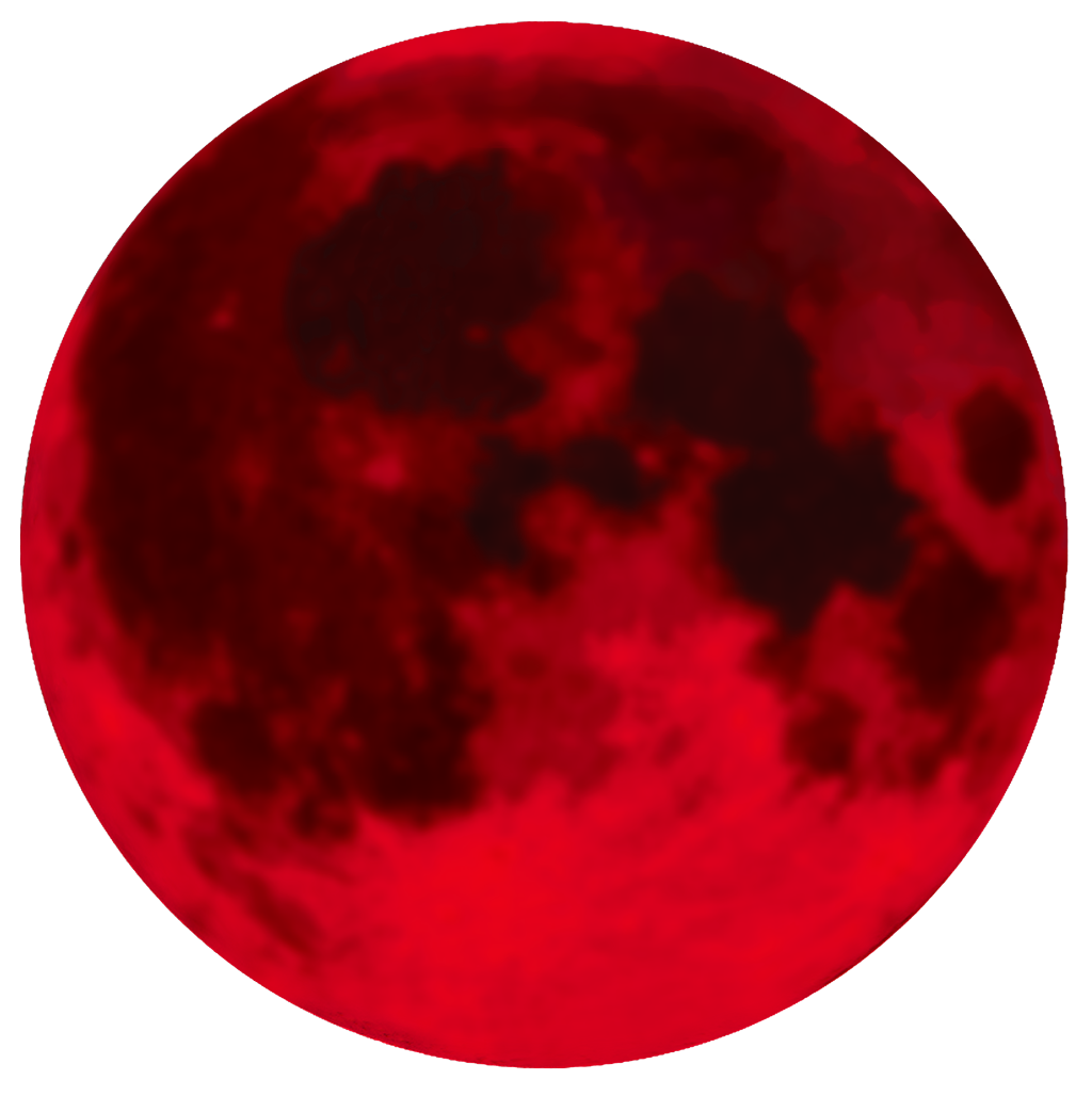 Blood moon png.  red for free