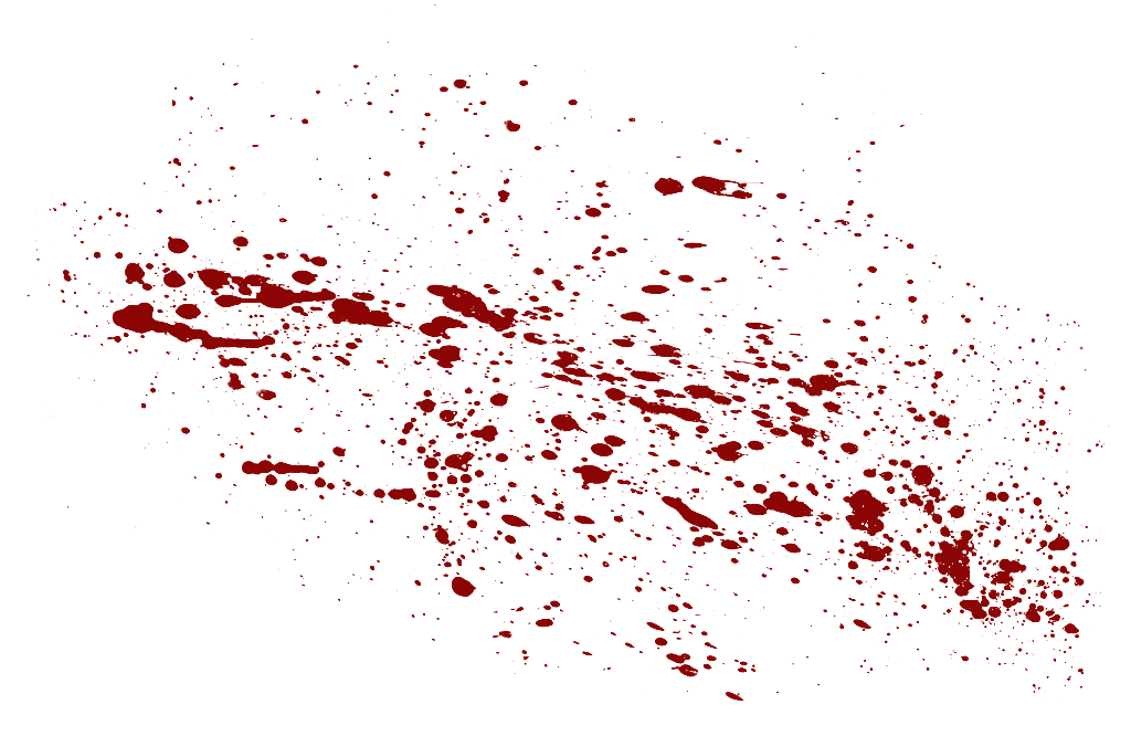 Index of mapping overlays. Blood spray png