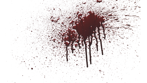 Real editors with transparent. Blood texture png