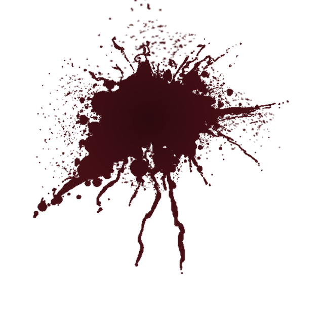 Zombie run . Blood trail png