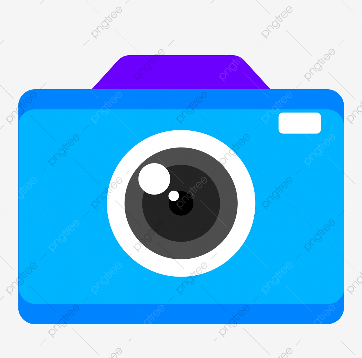 blue clipart camera