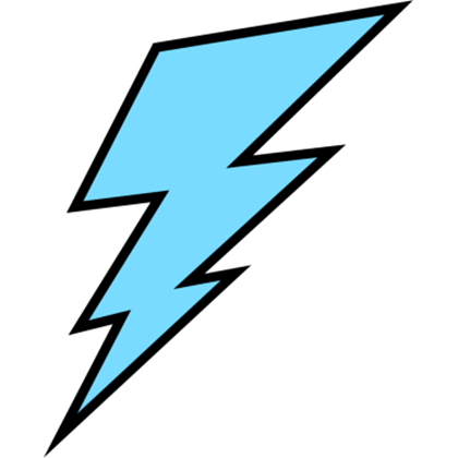 blue clipart lightning