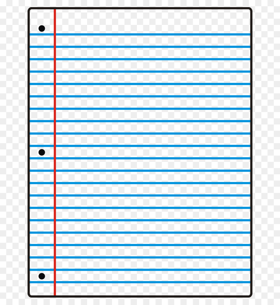 blue clipart notepad