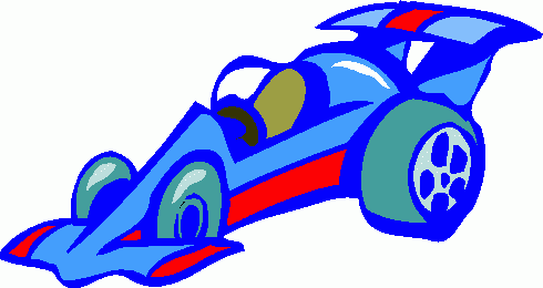 fast clipart racing car