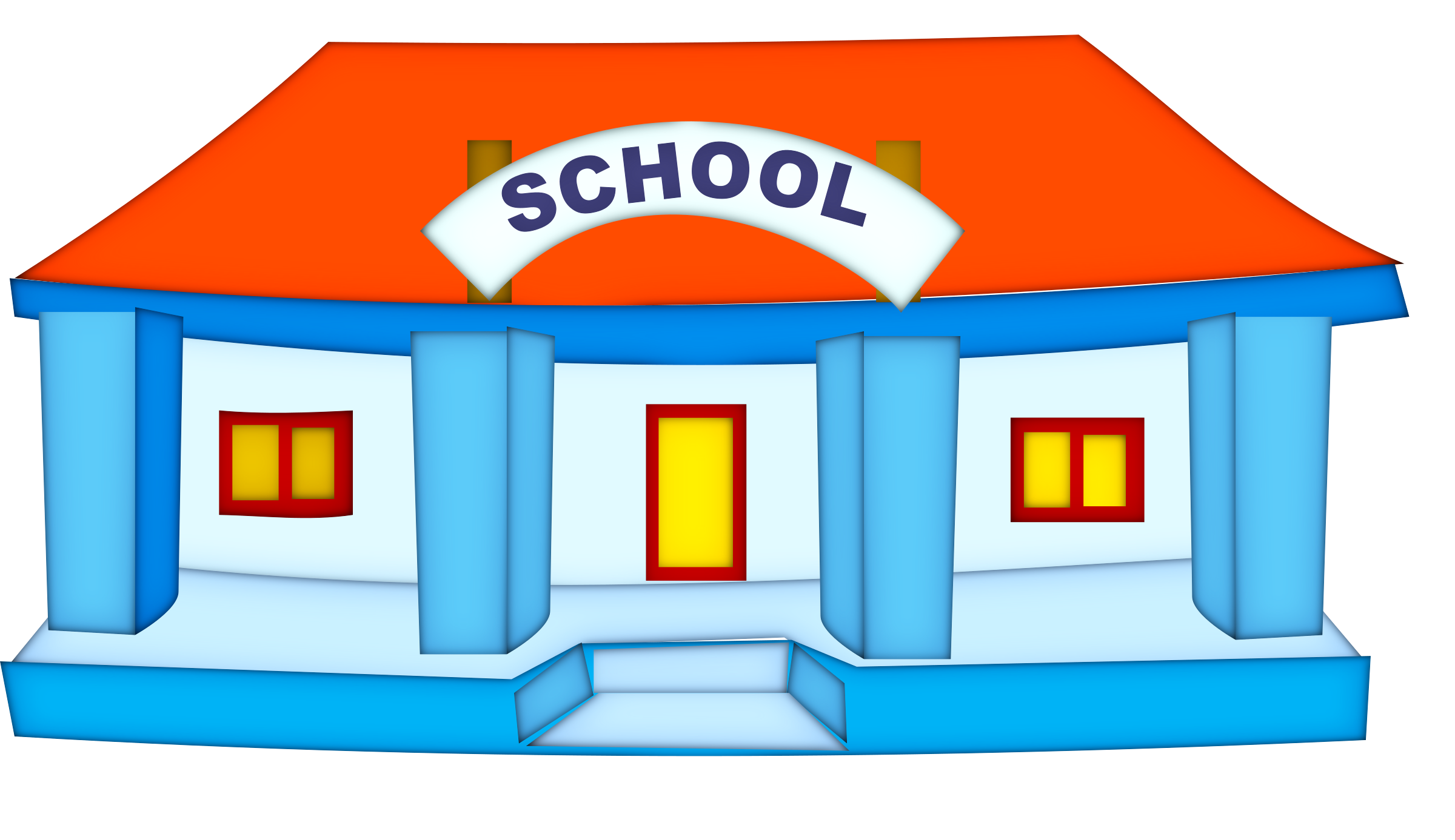 schoolhouse clipart high school