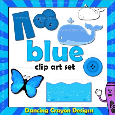 blue clipart scribble