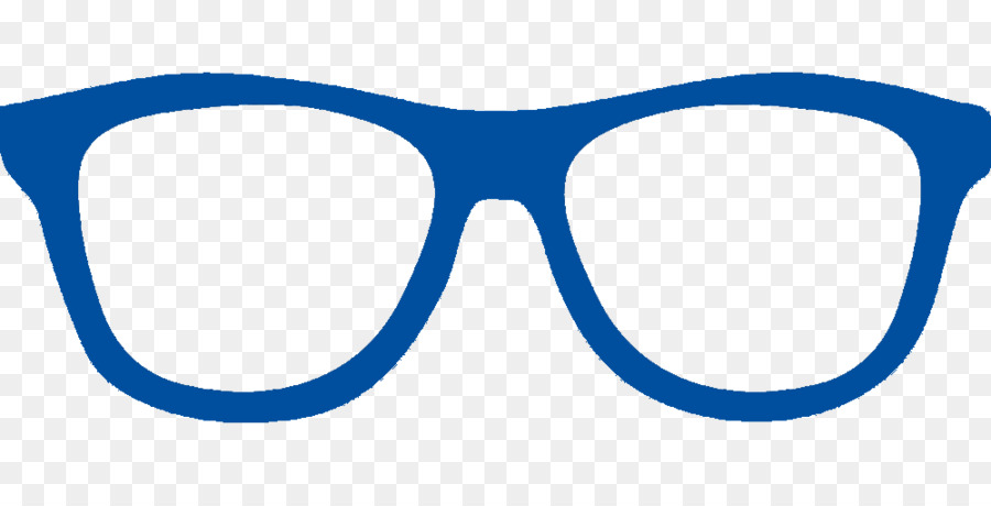 Cartoon glasses . Blue clipart sunglasses