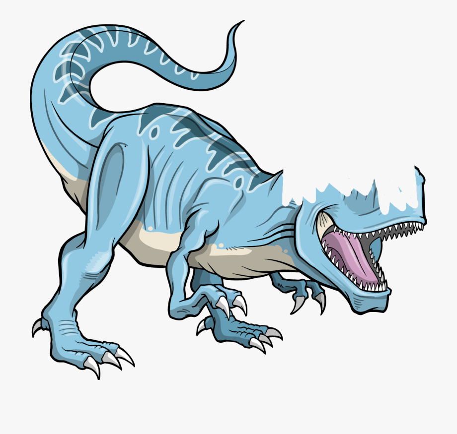 blue clipart t rex