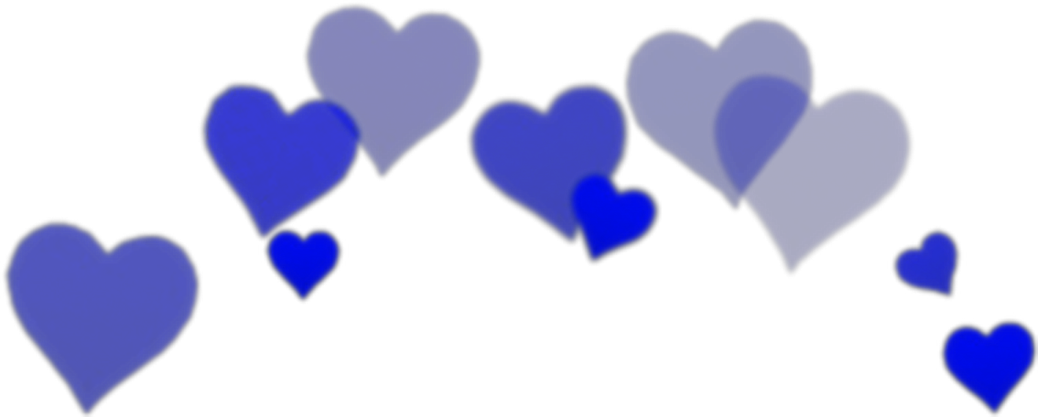 Blueheart bluehearts aesthetic freetouse. Blue hearts png