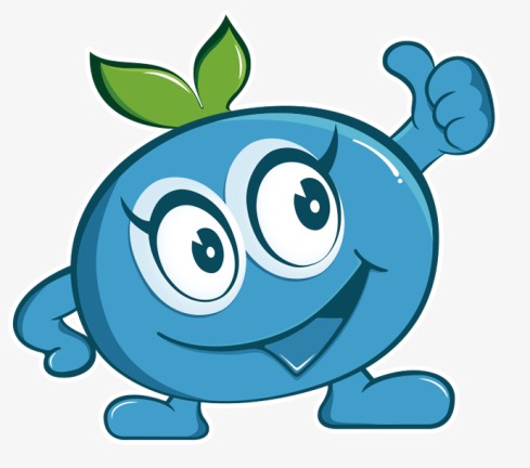 Fresh decoration png image. Blueberry clipart cartoon
