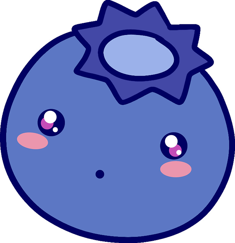 Blueberry clipart cute. Free download best on