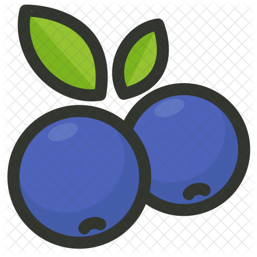 blueberries clipart emoji