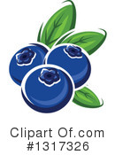 blueberries clipart vintage