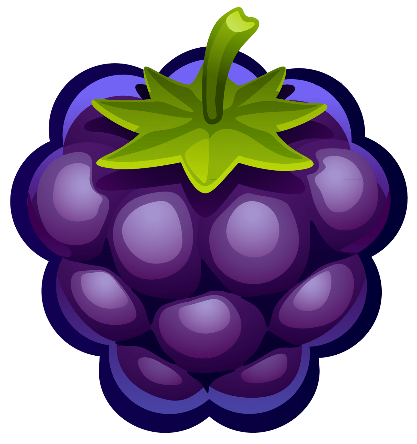 blueberry clipart