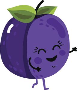 Blueberry clipart adorable. Food tagged shinobi stickers