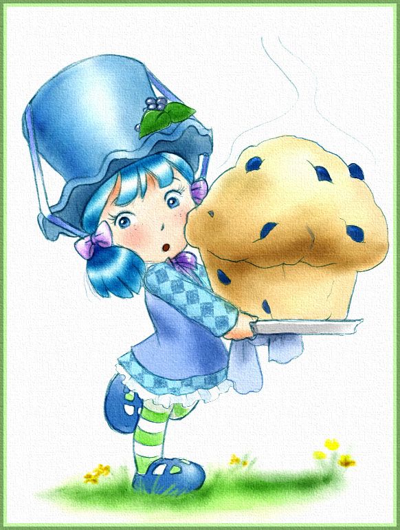 Blueberry clipart adorable. Old school by mimi