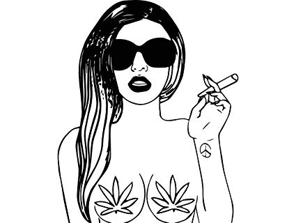 Blunt clipart black and white. Amazon com weed cannabis