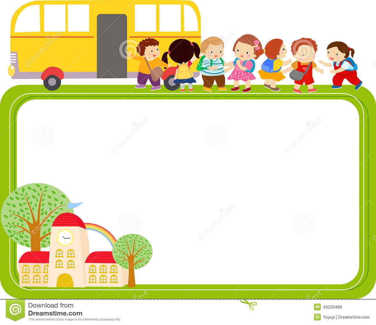 Boarder clipart cute.  collection of school