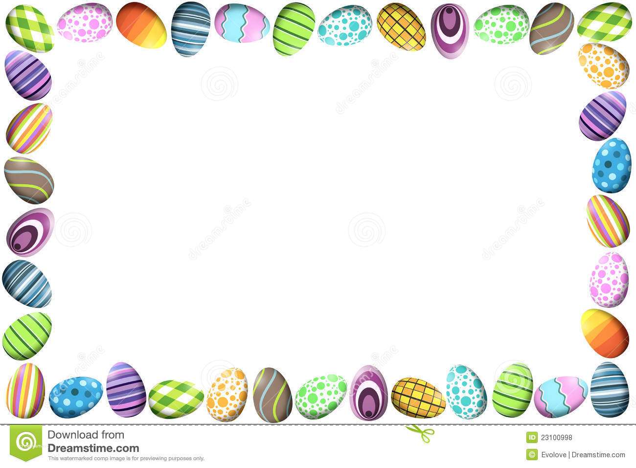 Boarder clipart easter egg. Eggs border new with