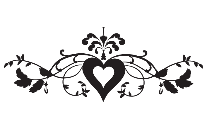 line clipart heart