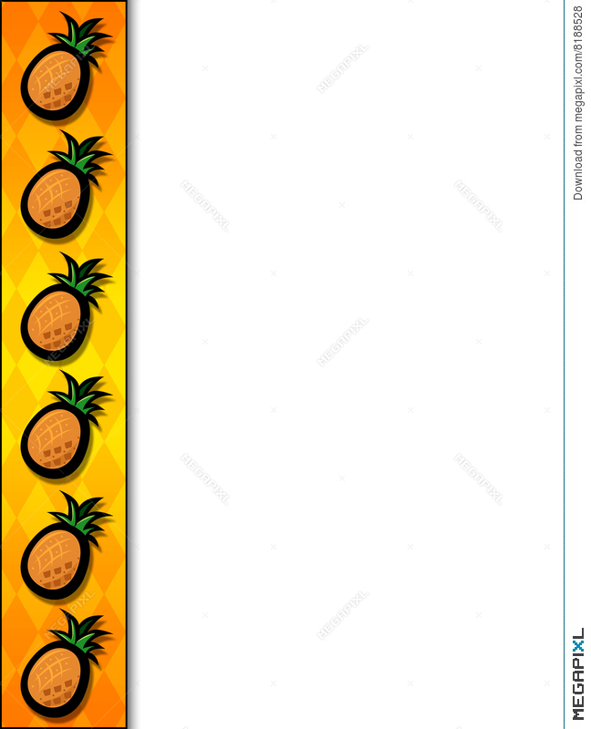 Boarder clipart pineapple. Border illustration megapixl