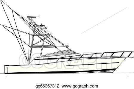 Vector stock viking sport. Boat clipart illustration