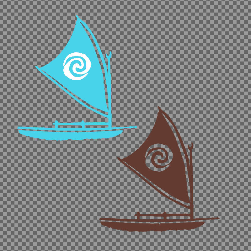 Moana Boat Svg Shefalitayal