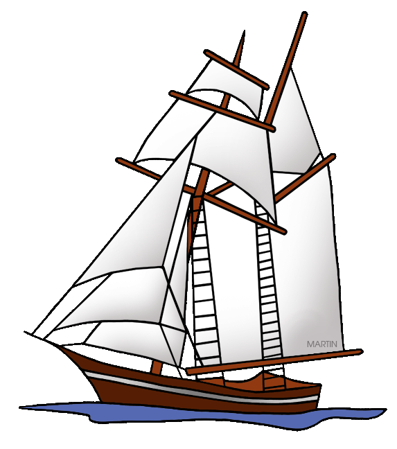Boat clipart schooner. Inventors and inventions clip