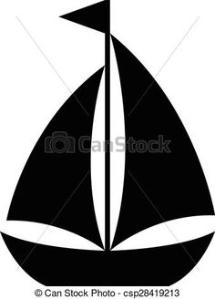 Image result for simple. Boat clipart silhouette