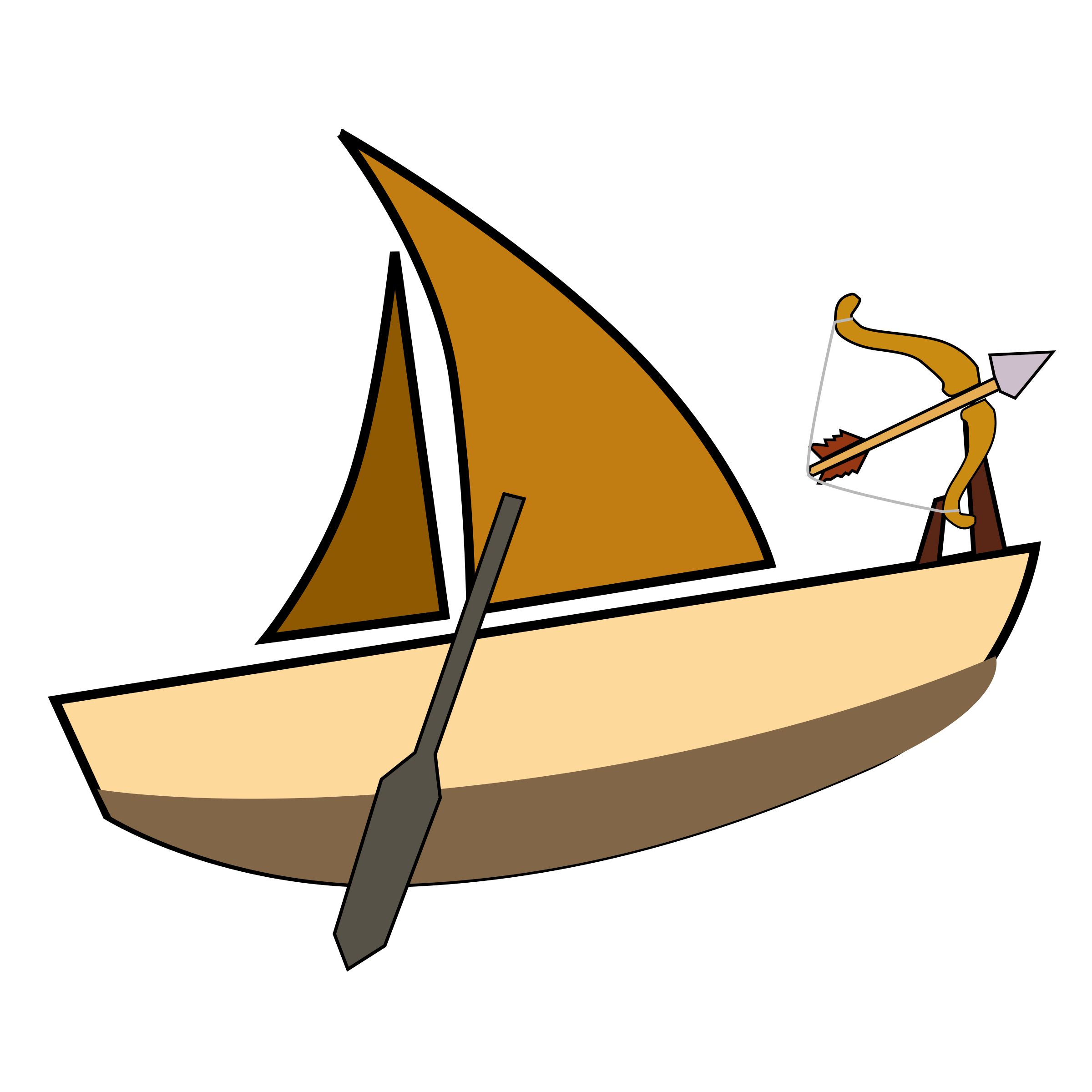 boat clipart skiff