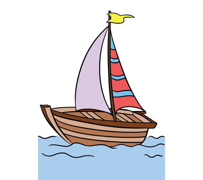 boats clipart easy