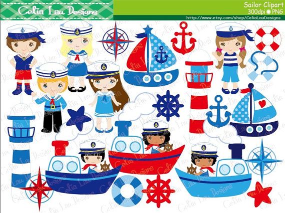  best images on. Boating clipart group sailor