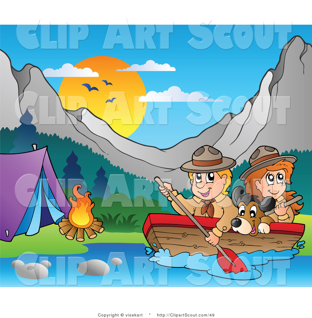 boating clipart kid design