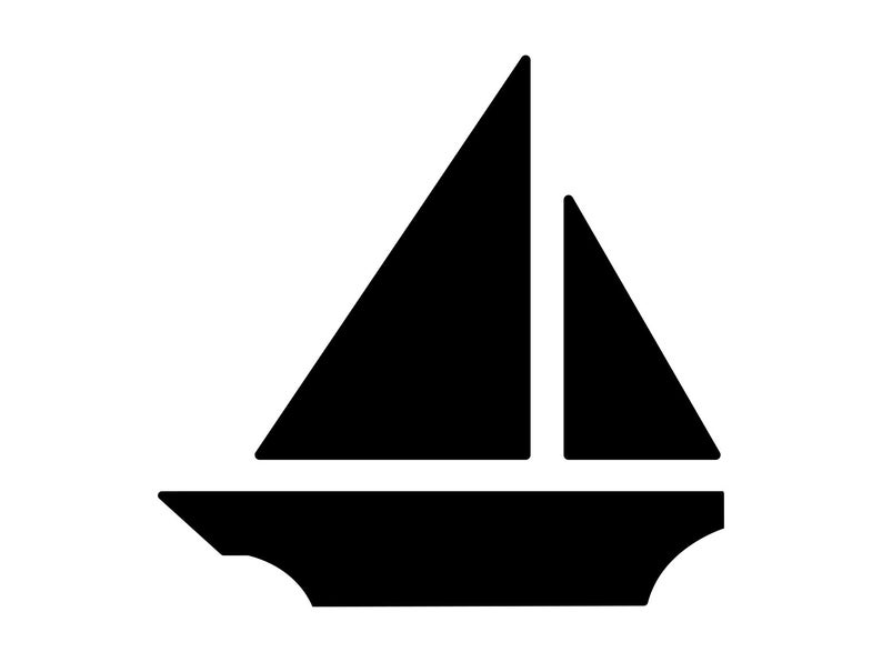 Boating clipart silhouette. Sail boat svg cricut