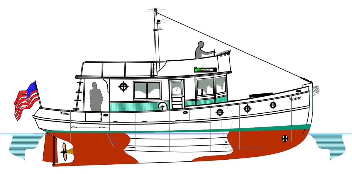 Boats clipart cabin cruiser. Inboard page devlin designing