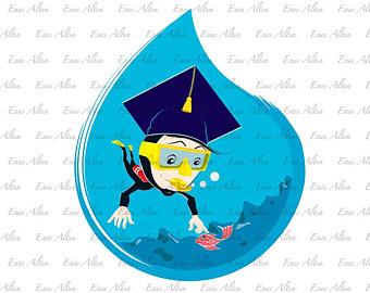 Diving etsy water logo. Boats clipart scuba
